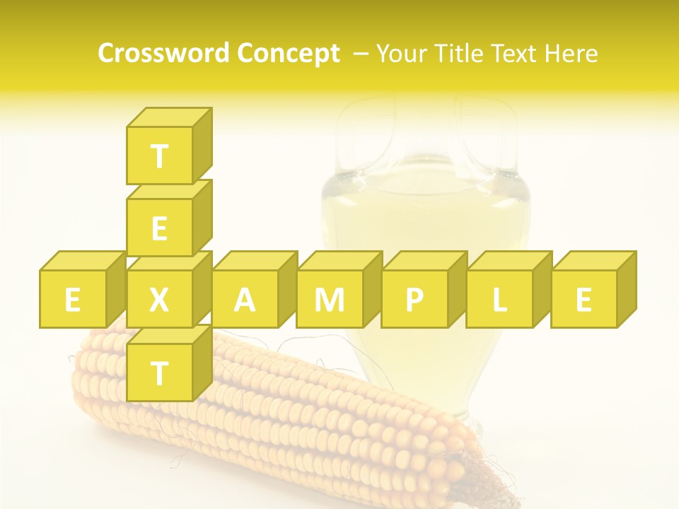 Sweet Corn Grain PowerPoint Template