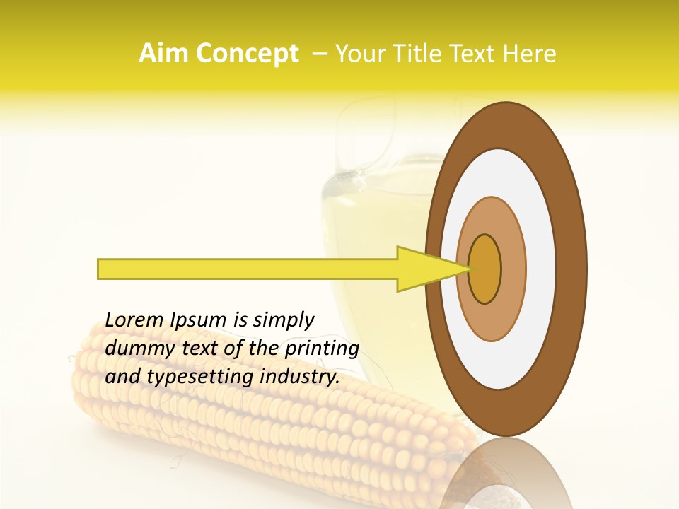 Sweet Corn Grain PowerPoint Template