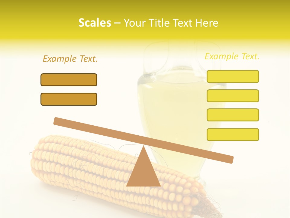 Sweet Corn Grain PowerPoint Template