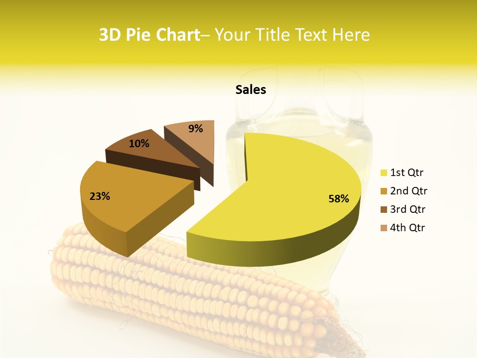 Sweet Corn Grain PowerPoint Template