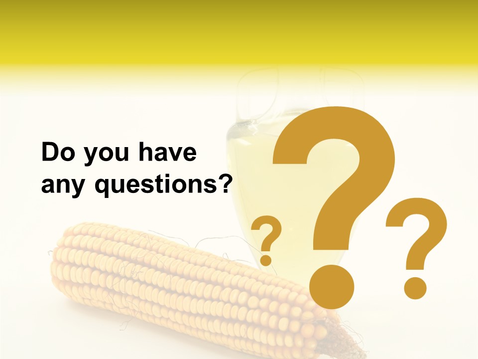Sweet Corn Grain PowerPoint Template