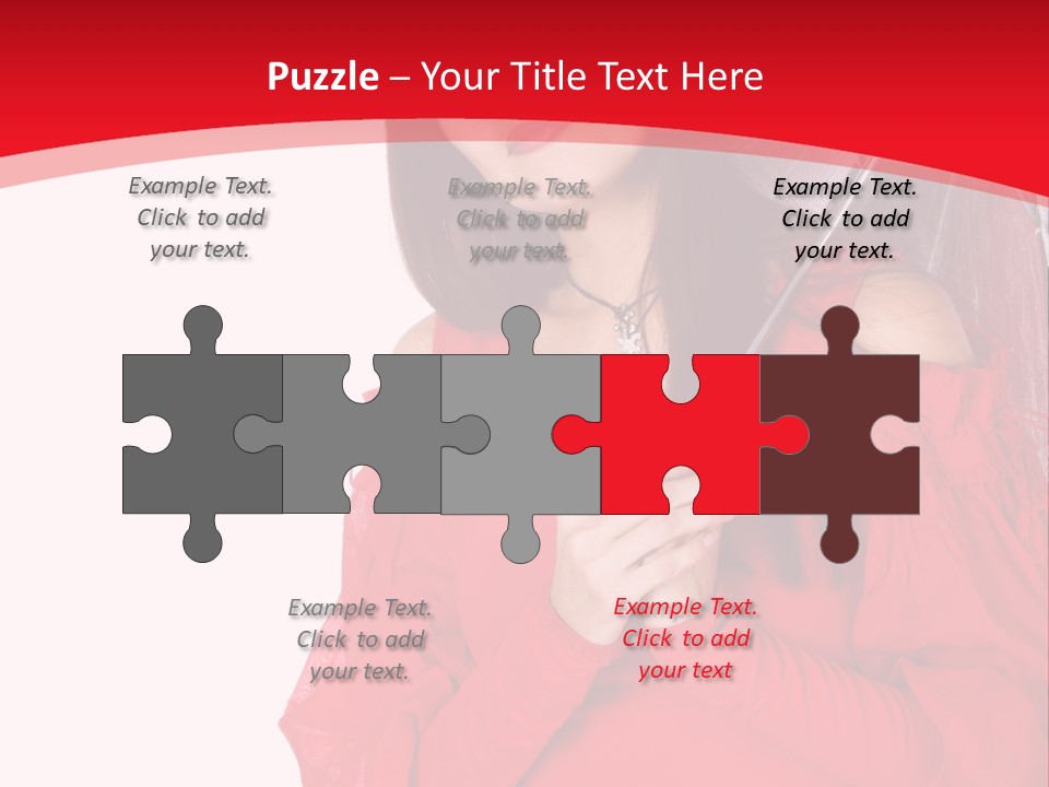 Attitude Long Smiling PowerPoint Template