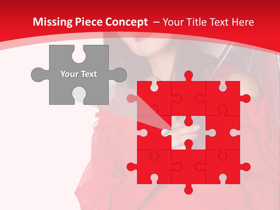 Attitude Long Smiling PowerPoint Template