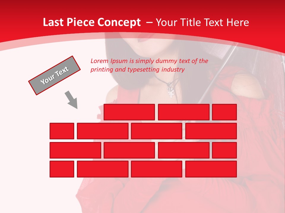 Attitude Long Smiling PowerPoint Template