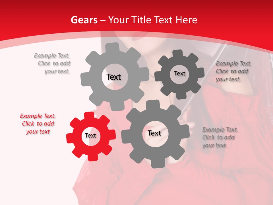 Attitude Long Smiling PowerPoint Template