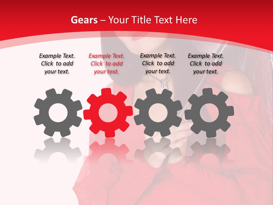 Attitude Long Smiling PowerPoint Template