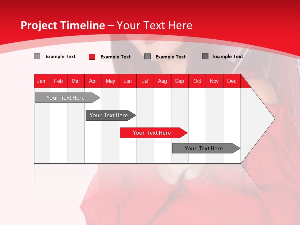 Attitude Long Smiling PowerPoint Template