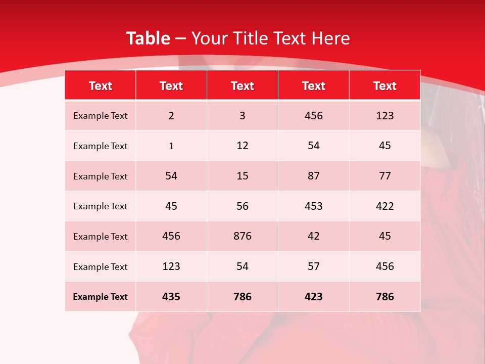 Attitude Long Smiling PowerPoint Template
