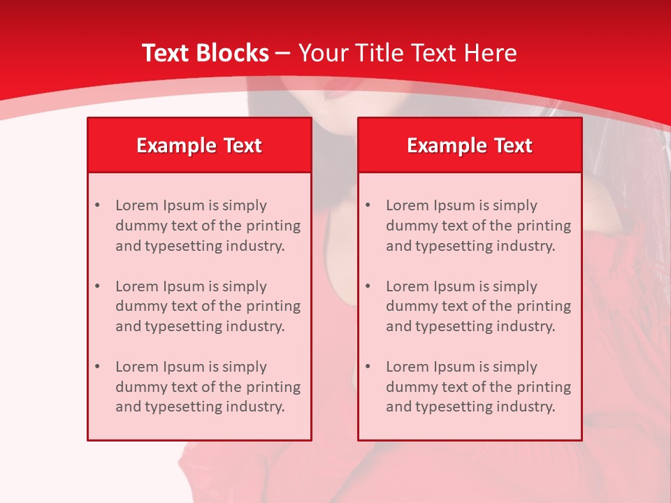 Attitude Long Smiling PowerPoint Template