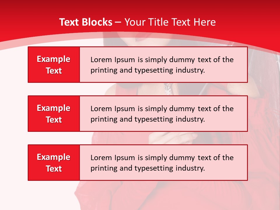 Attitude Long Smiling PowerPoint Template