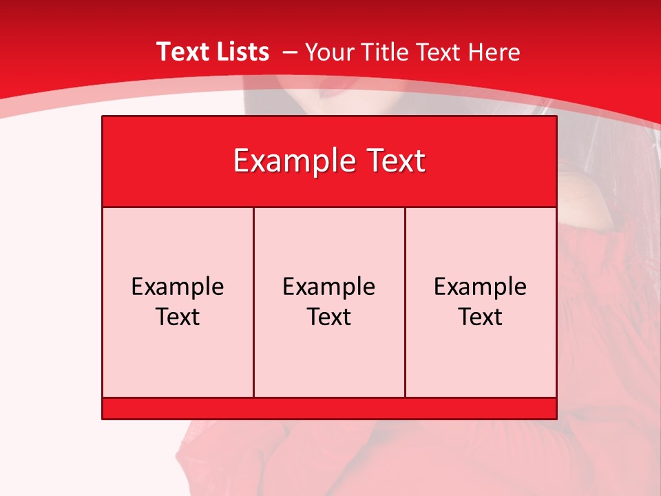Attitude Long Smiling PowerPoint Template