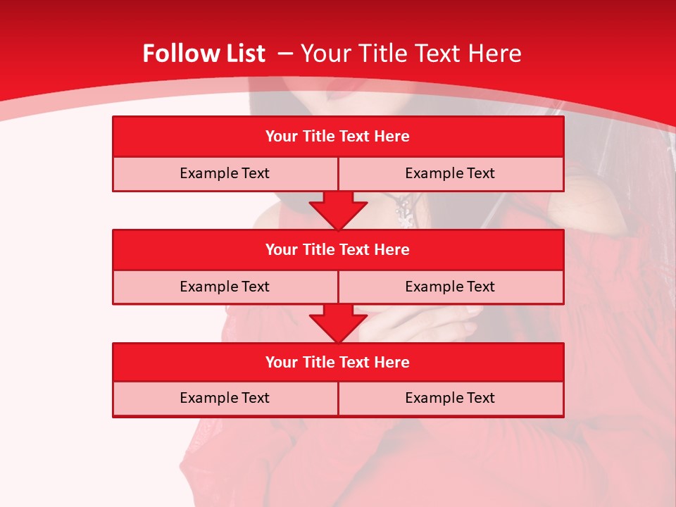 Attitude Long Smiling PowerPoint Template
