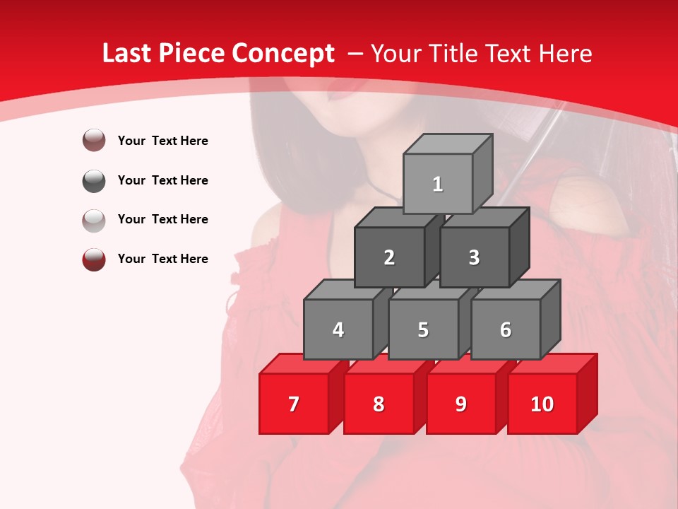 Attitude Long Smiling PowerPoint Template