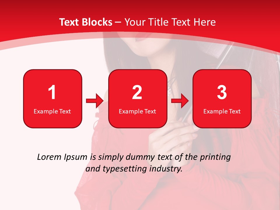 Attitude Long Smiling PowerPoint Template