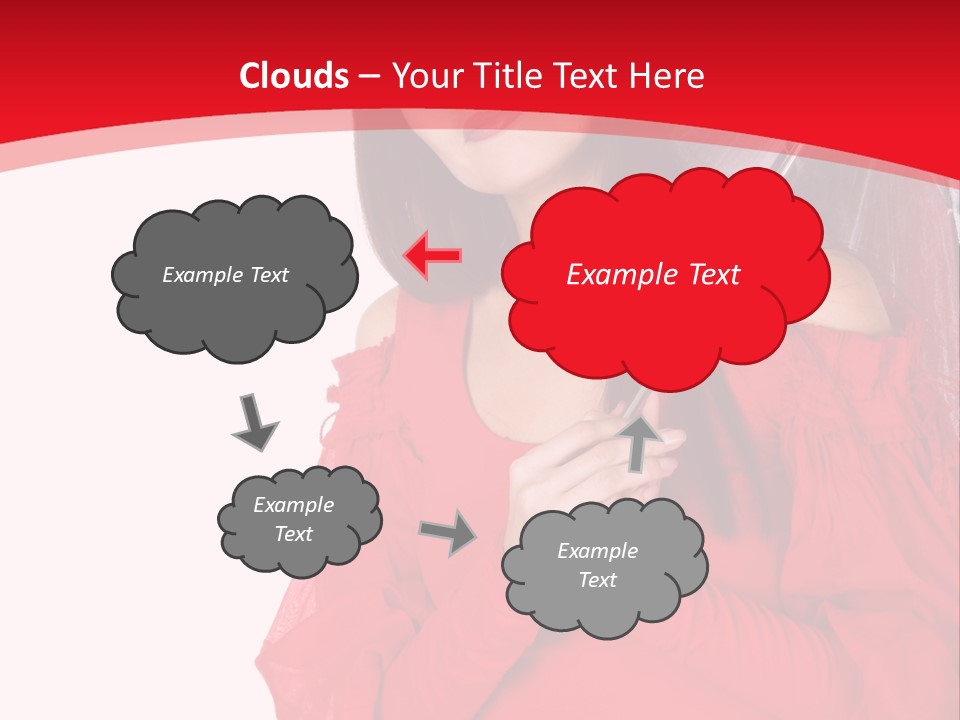 Attitude Long Smiling PowerPoint Template