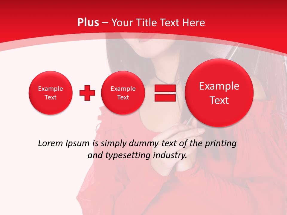 Attitude Long Smiling PowerPoint Template
