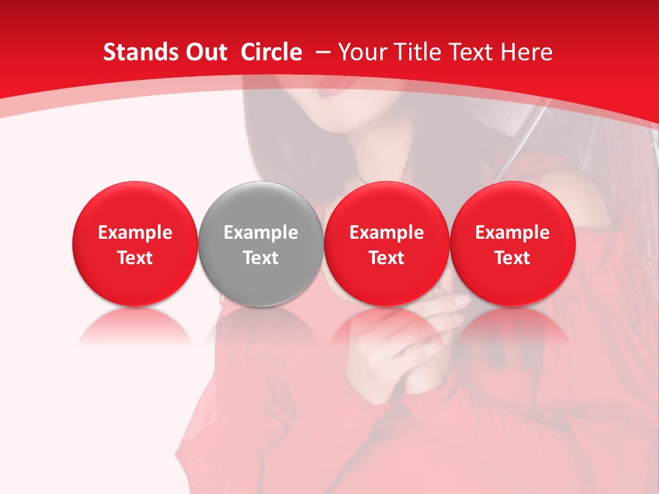 Attitude Long Smiling PowerPoint Template