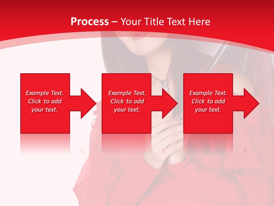 Attitude Long Smiling PowerPoint Template