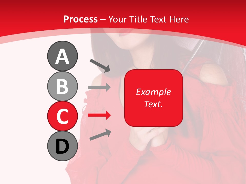 Attitude Long Smiling PowerPoint Template