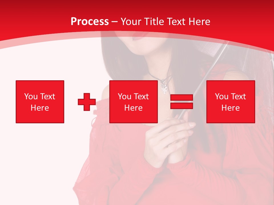 Attitude Long Smiling PowerPoint Template