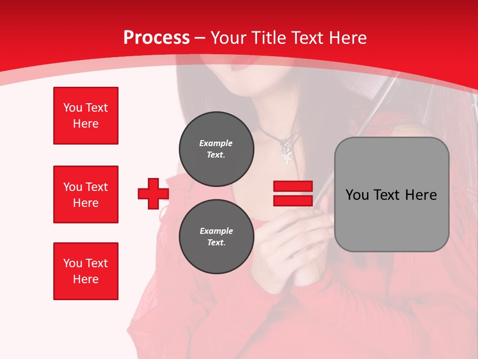 Attitude Long Smiling PowerPoint Template