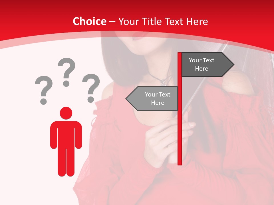 Attitude Long Smiling PowerPoint Template