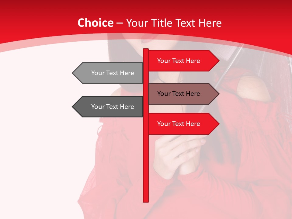 Attitude Long Smiling PowerPoint Template