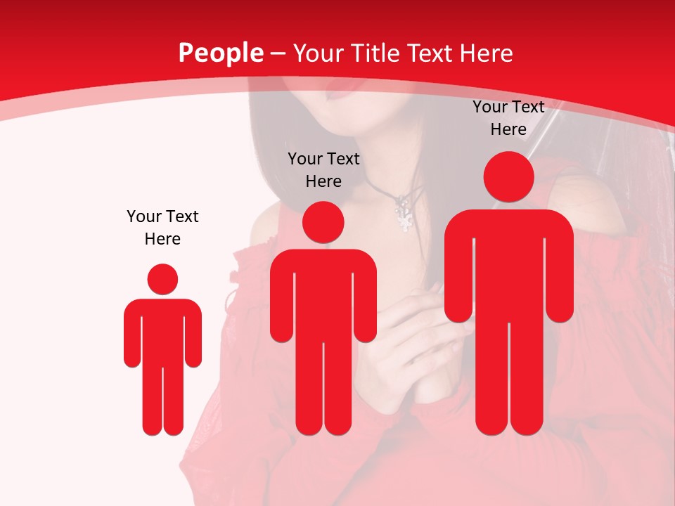 Attitude Long Smiling PowerPoint Template