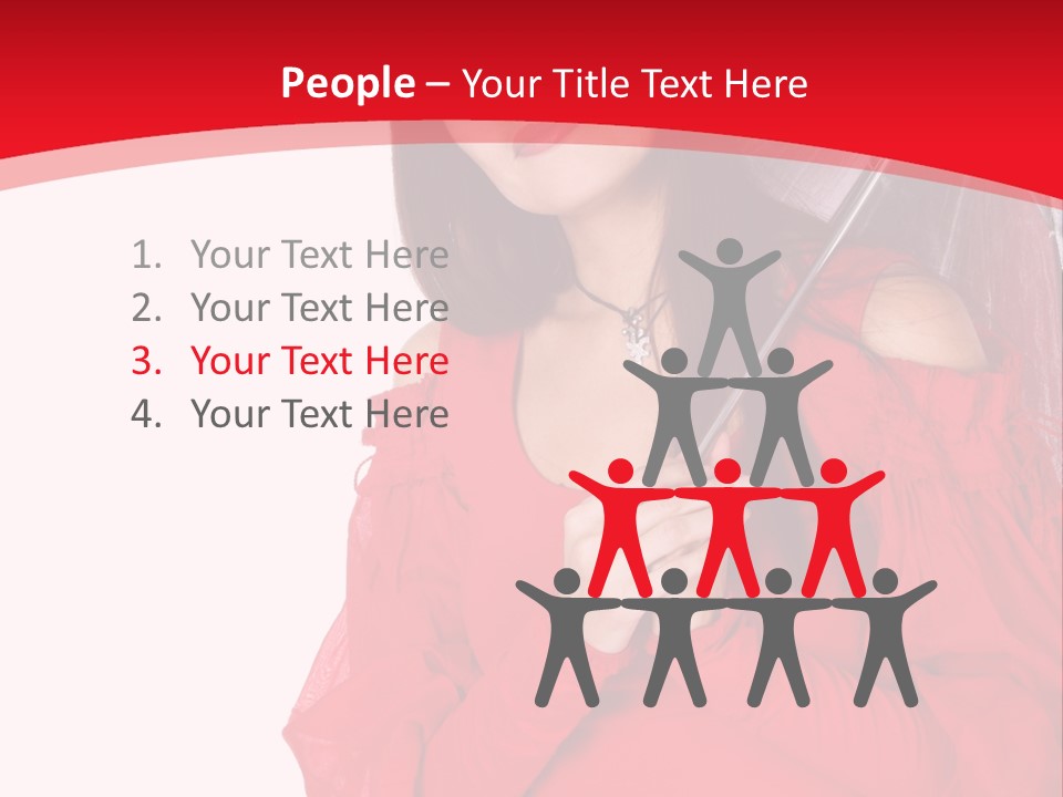 Attitude Long Smiling PowerPoint Template