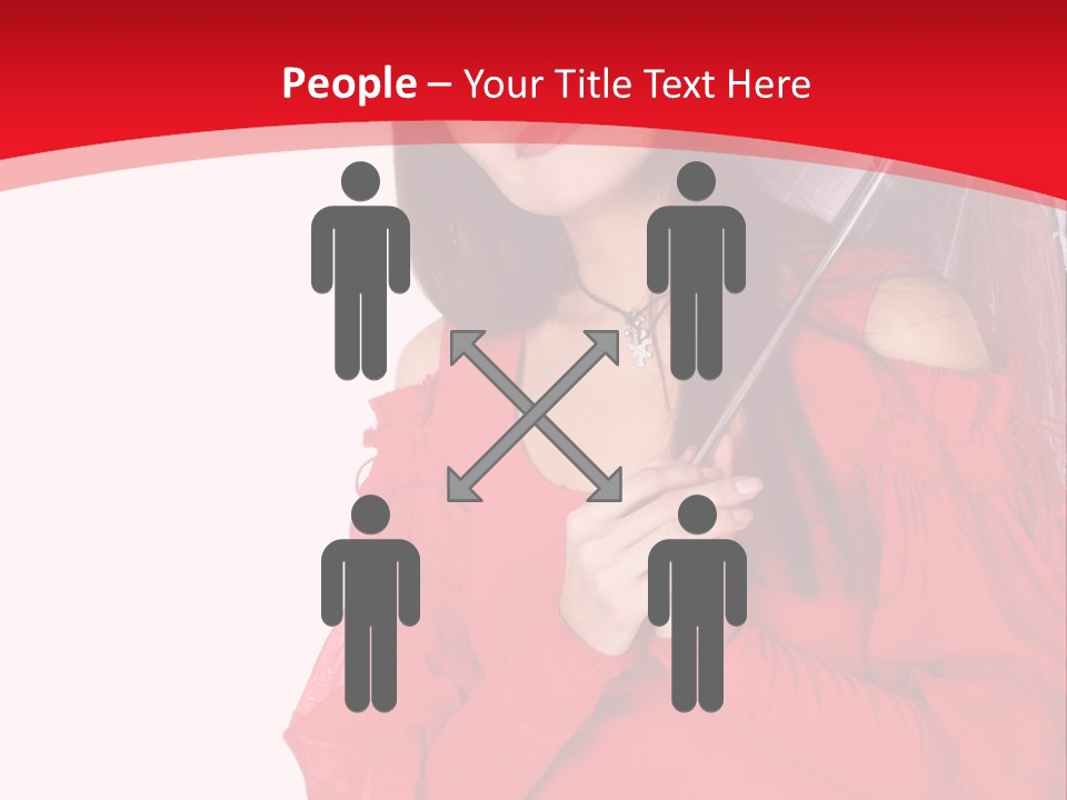 Attitude Long Smiling PowerPoint Template