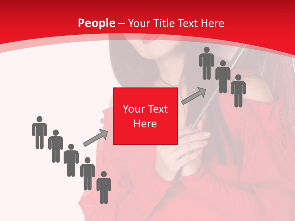 Attitude Long Smiling PowerPoint Template