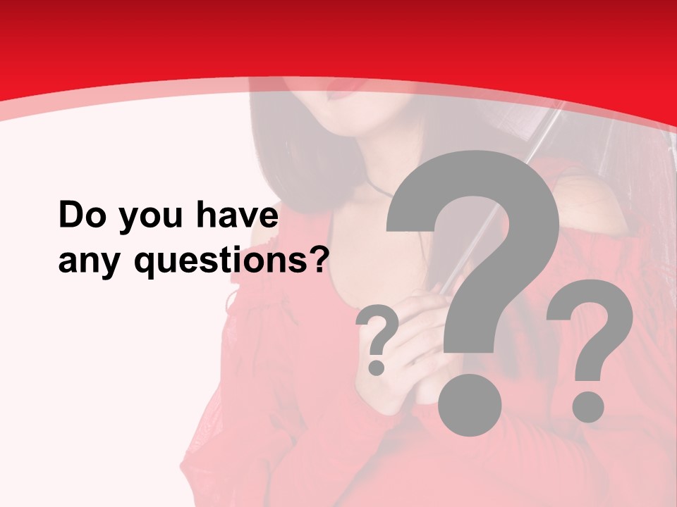 Attitude Long Smiling PowerPoint Template