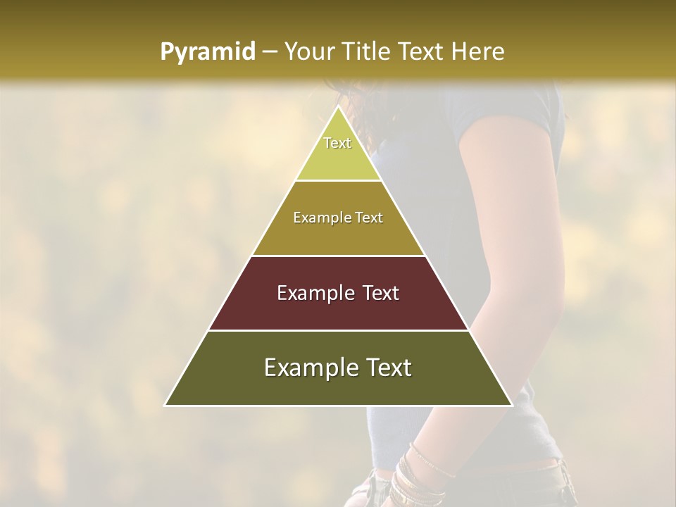 Latina Cute Teen PowerPoint Template