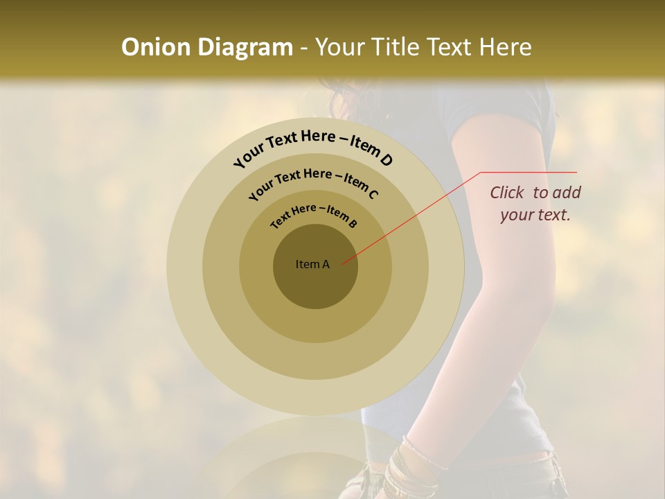 Latina Cute Teen PowerPoint Template