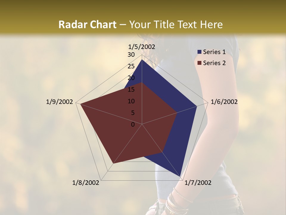 Latina Cute Teen PowerPoint Template