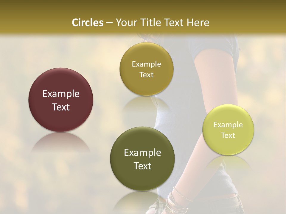 Latina Cute Teen PowerPoint Template