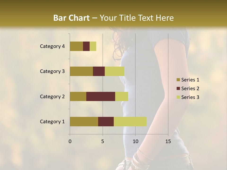 Latina Cute Teen PowerPoint Template