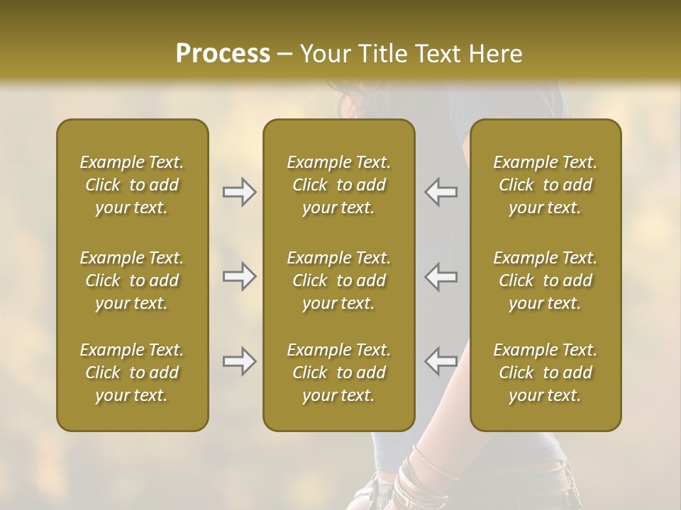 Latina Cute Teen PowerPoint Template
