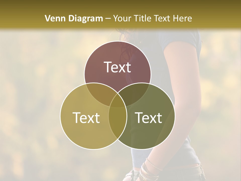 Latina Cute Teen PowerPoint Template