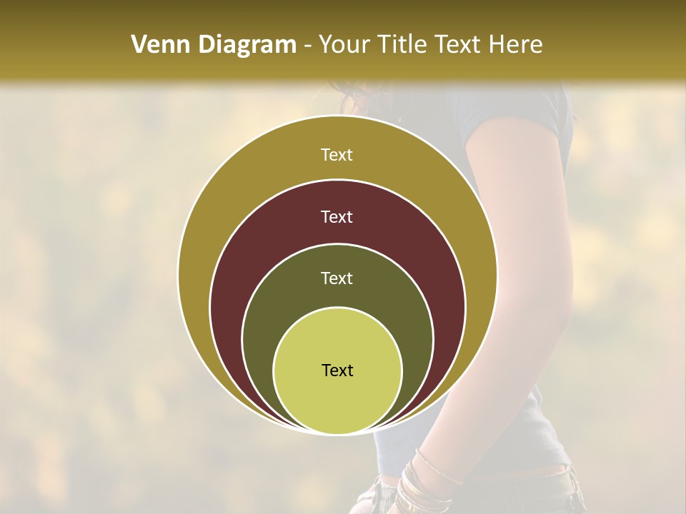 Latina Cute Teen PowerPoint Template