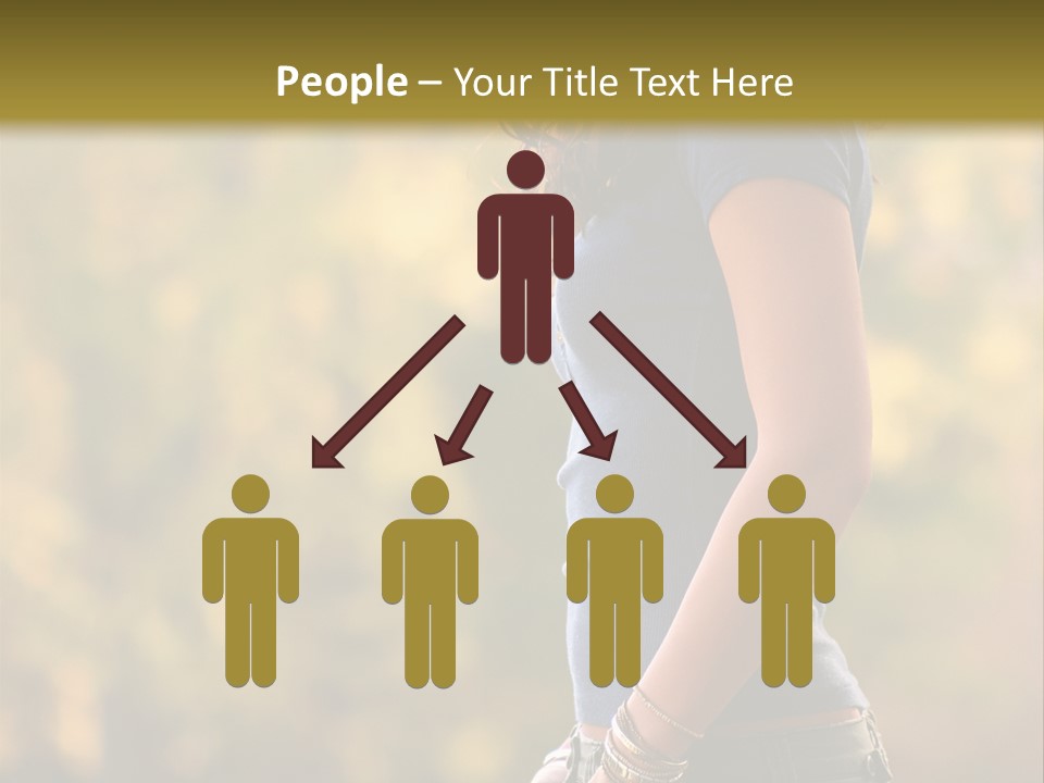 Latina Cute Teen PowerPoint Template