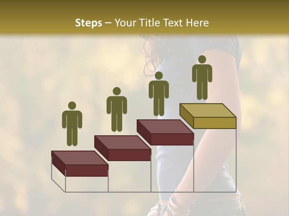 Latina Cute Teen PowerPoint Template