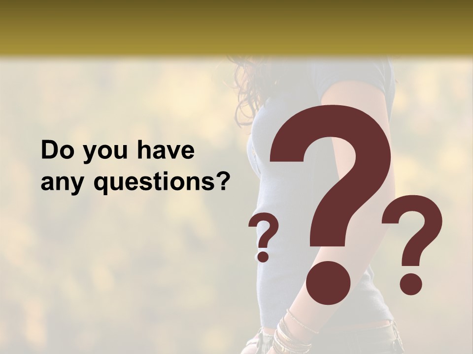 Latina Cute Teen PowerPoint Template