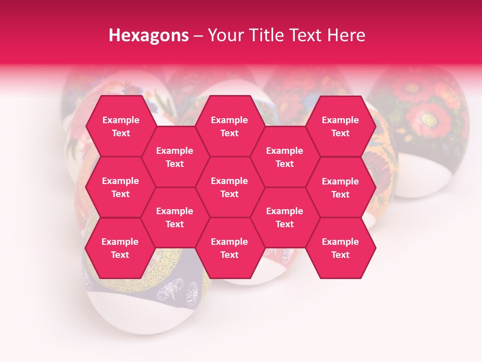 Red Eastertide Chicken PowerPoint Template