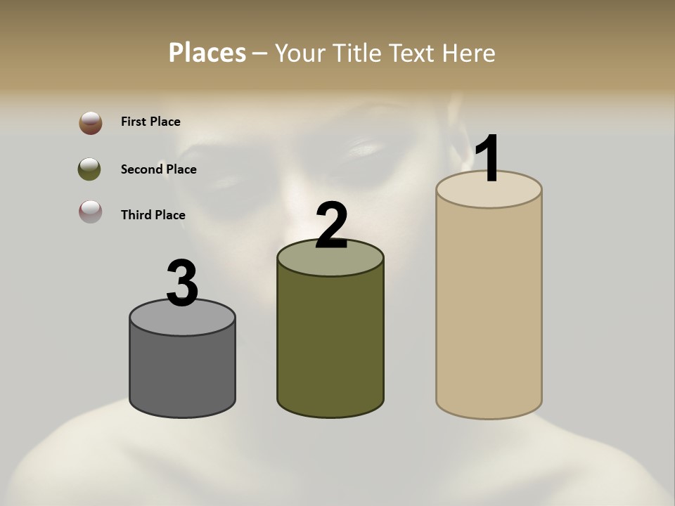 Mascara Glamour Make Up PowerPoint Template