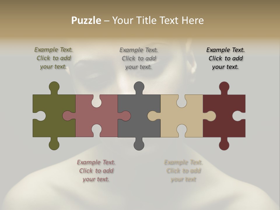 Mascara Glamour Make Up PowerPoint Template