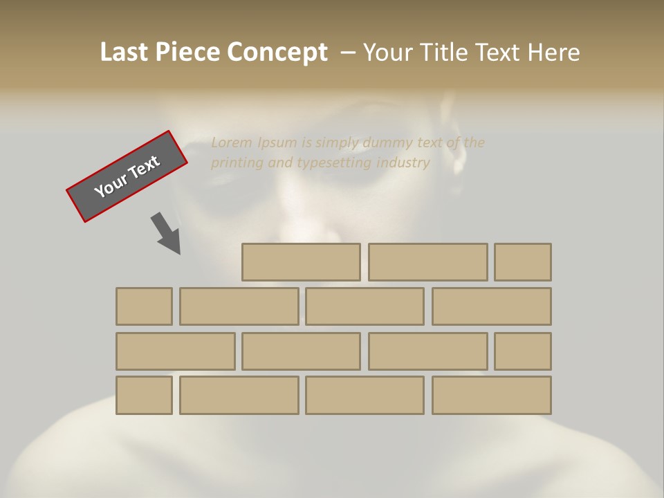 Mascara Glamour Make Up PowerPoint Template
