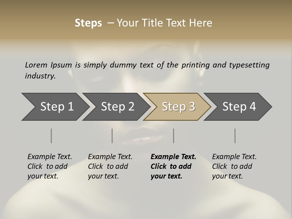 Mascara Glamour Make Up PowerPoint Template