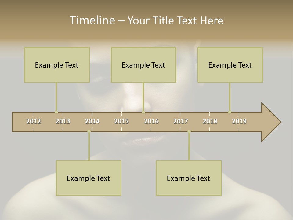 Mascara Glamour Make Up PowerPoint Template