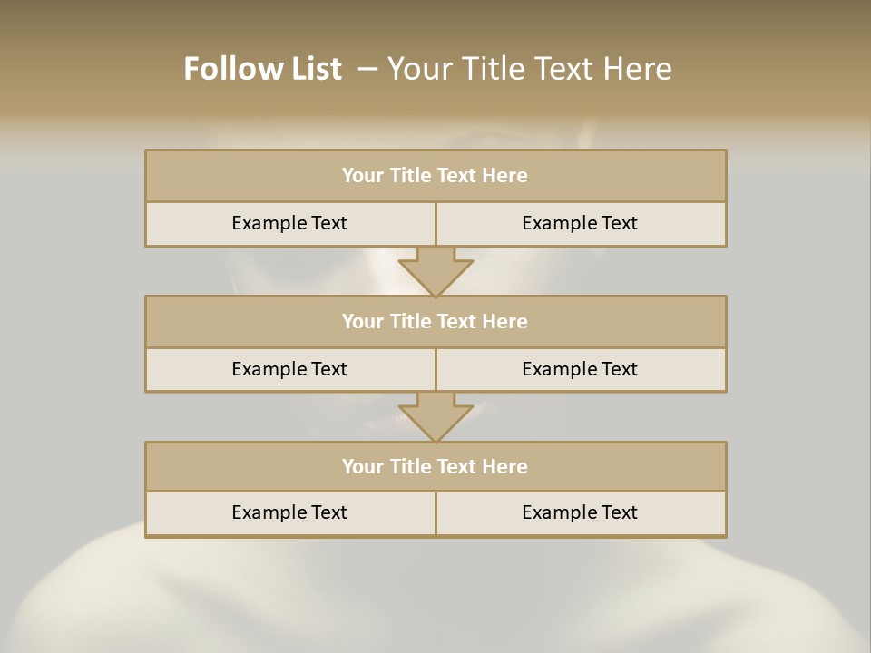 Mascara Glamour Make Up PowerPoint Template